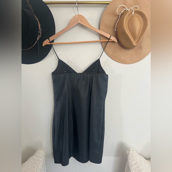 SOLD - Abercrombie Vegan Leather Mini Dress - Picture 3 of 4